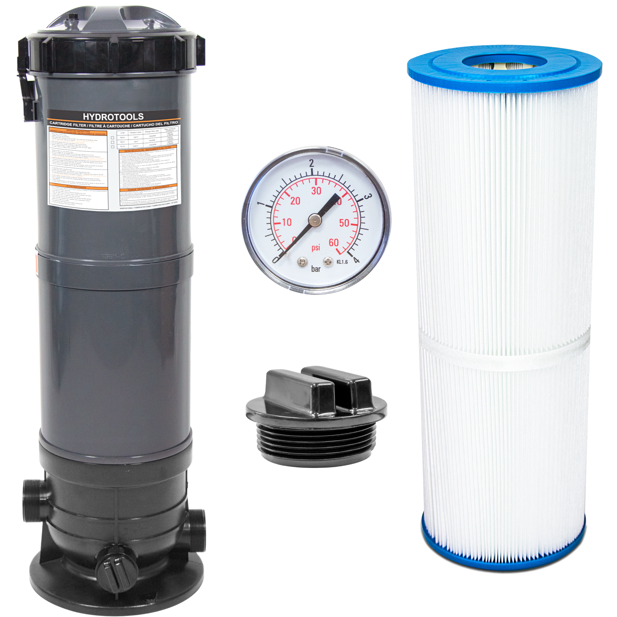 Sure-Flo Above Ground Cartridge Filter Tank - 70 SF 76070