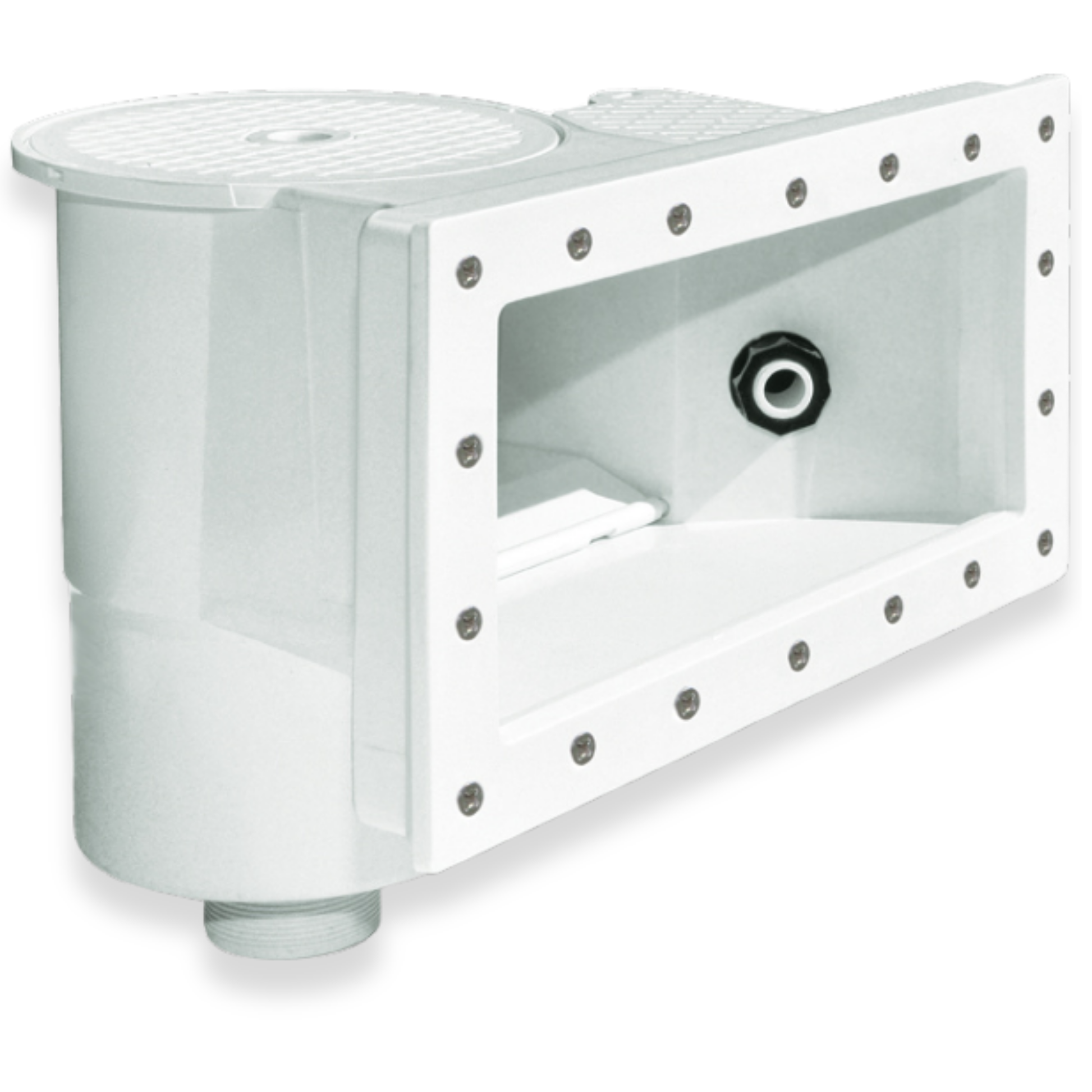 Hydrotools Wide Mouth Thru-Wall Pool Skimmer - Water-Leveling 89401