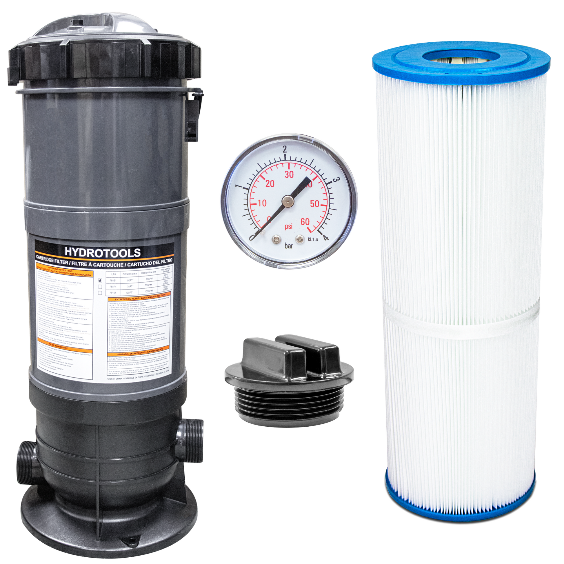 Sure-Flo Above Ground Cartridge Filter Tank - 50 SF 76050
