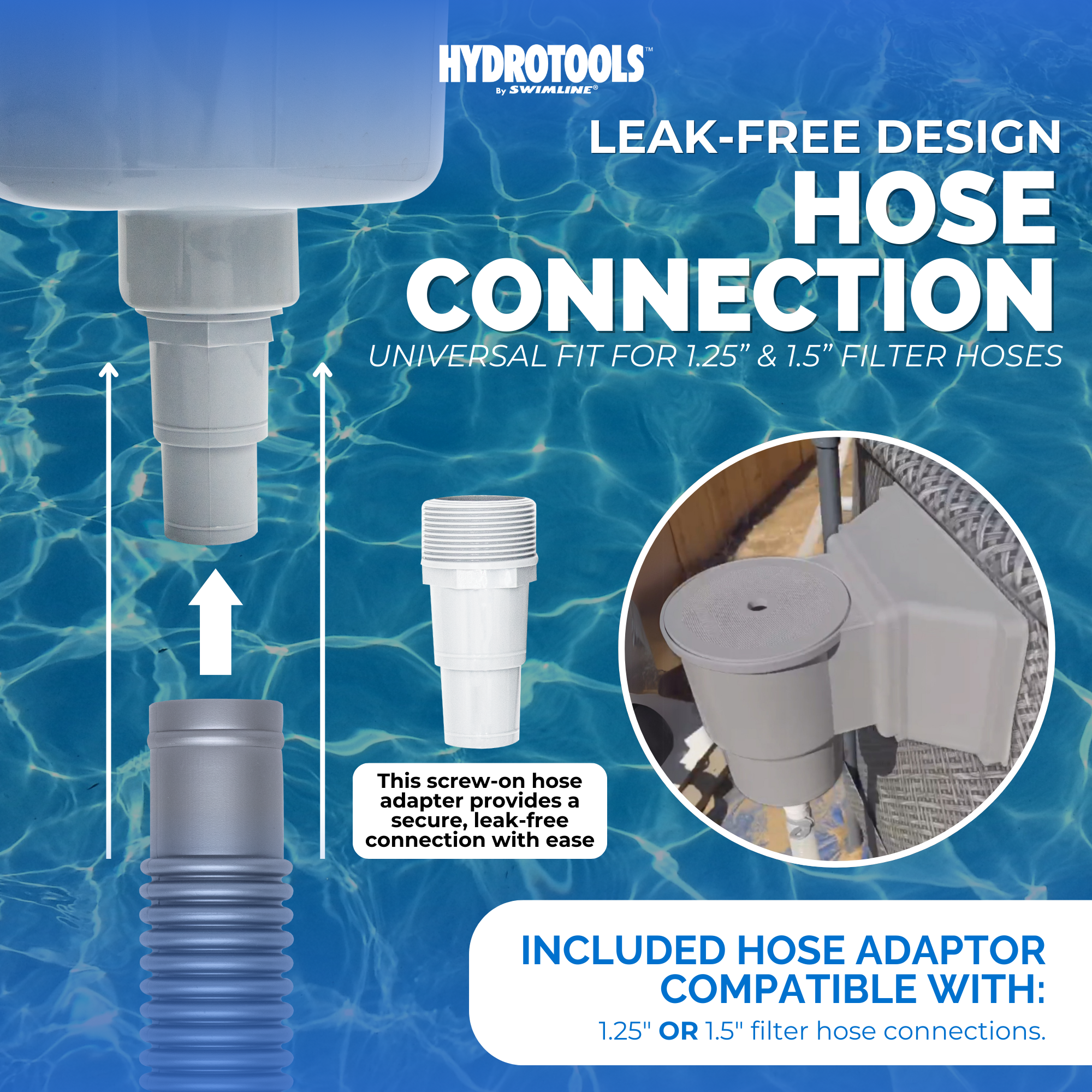 Wide Mouth Thru-Wall Pool Skimmers | White, Grey, Pre-Assembled & Water-Leveling