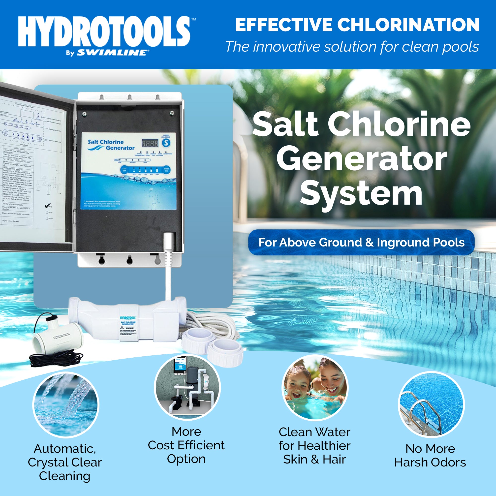 Salt Chlorine Generators | 15K–40K Gallon Capacity