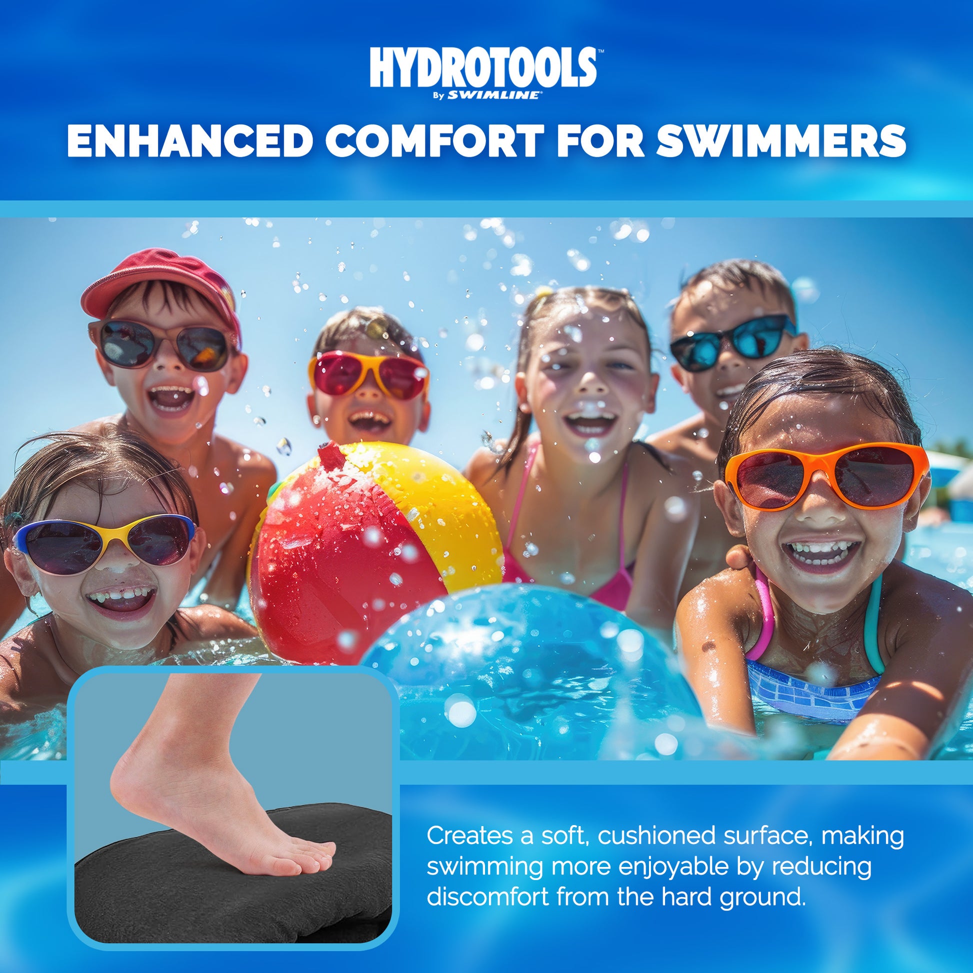 Swimline Round Pool Liner Pad - Cushioned Barrier Layer