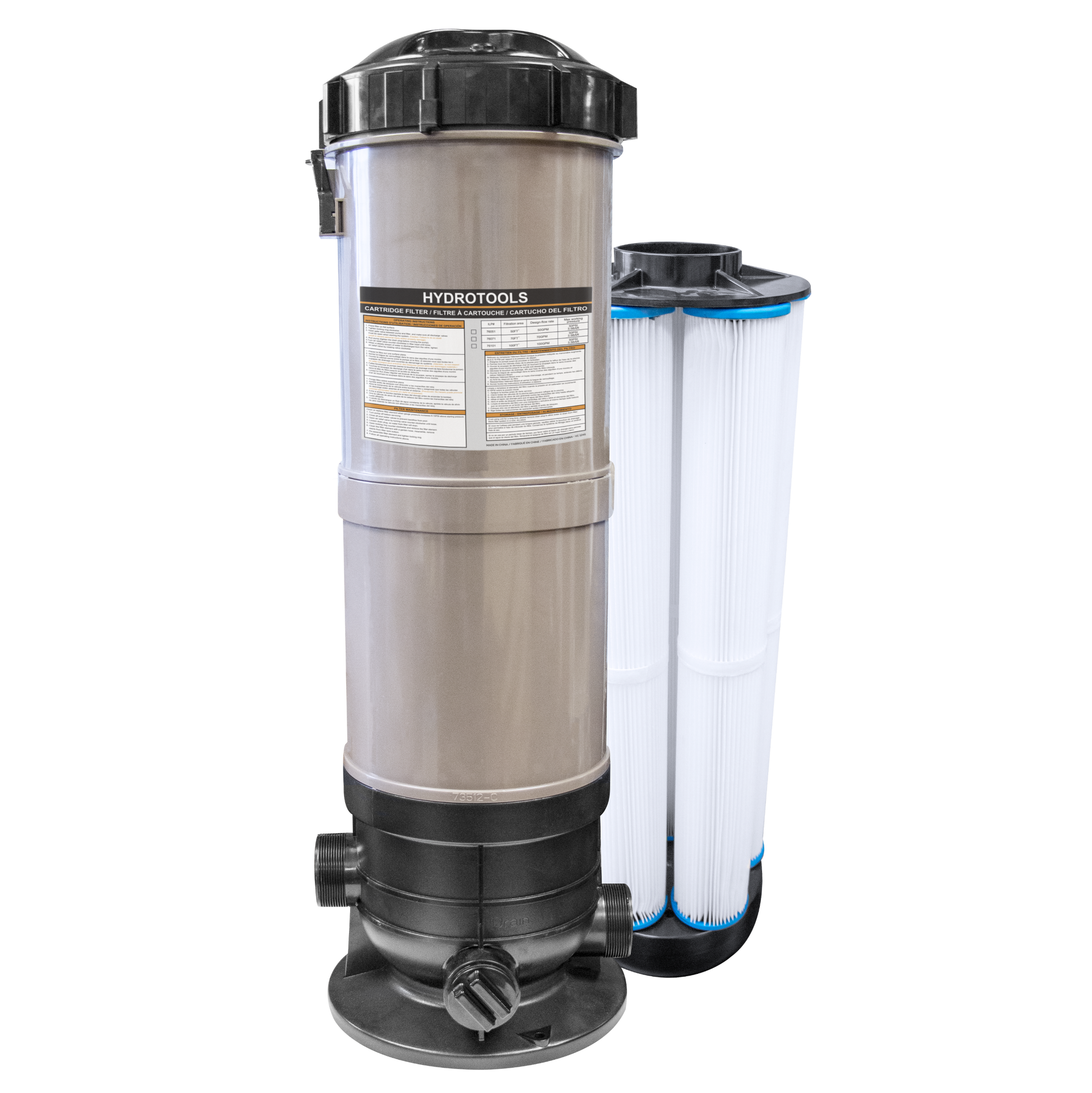 Sure-Flo Above Ground Cartridge Filter Tank with Elements