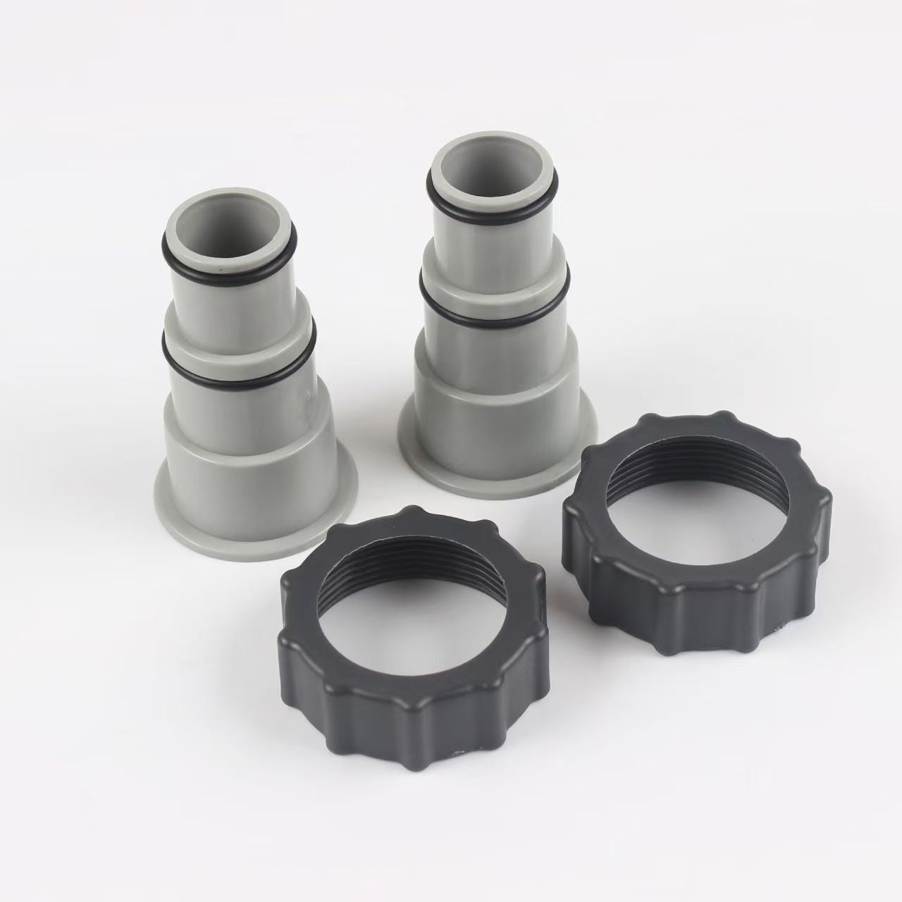 Universal Hose Adapter | Intex Locking Nut to 1-1/4" & 1-1/2" | 2-Pack