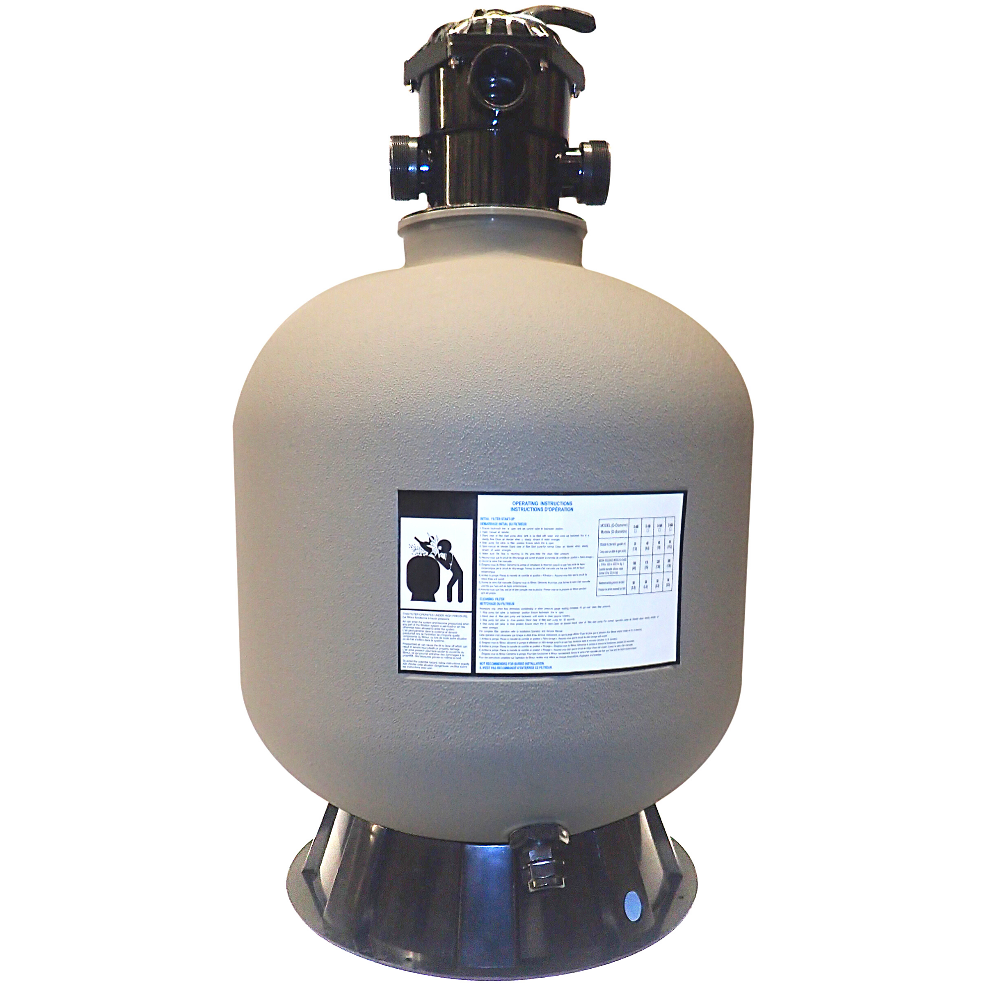 Sand Filter Tank with Valve - 16 Inch 71600