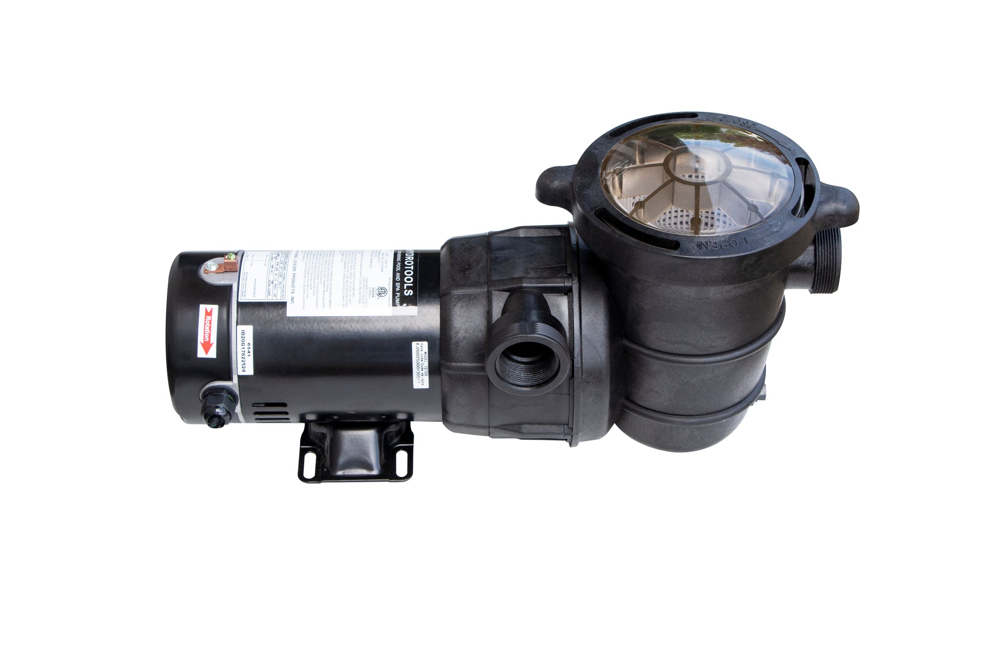 Hydro-Flo Above Ground Pool Pump 0.75 HP Single Speed Horizontal Discharge