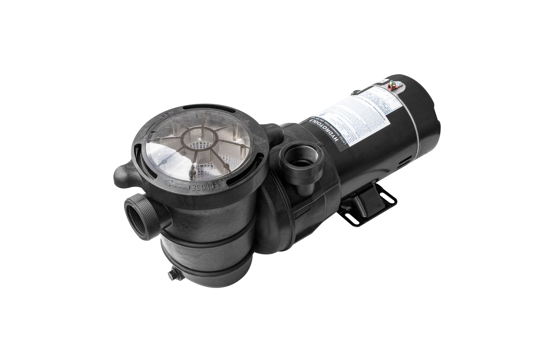 Hydro-Flo Above Ground Pool Pump 1 HP Single Speed Vertical Discharge