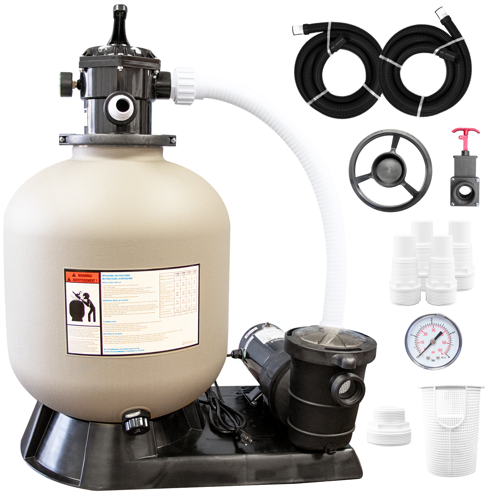 Hydro-Flo 2-Speed Sand Filter System - 16 Inch 71610-2