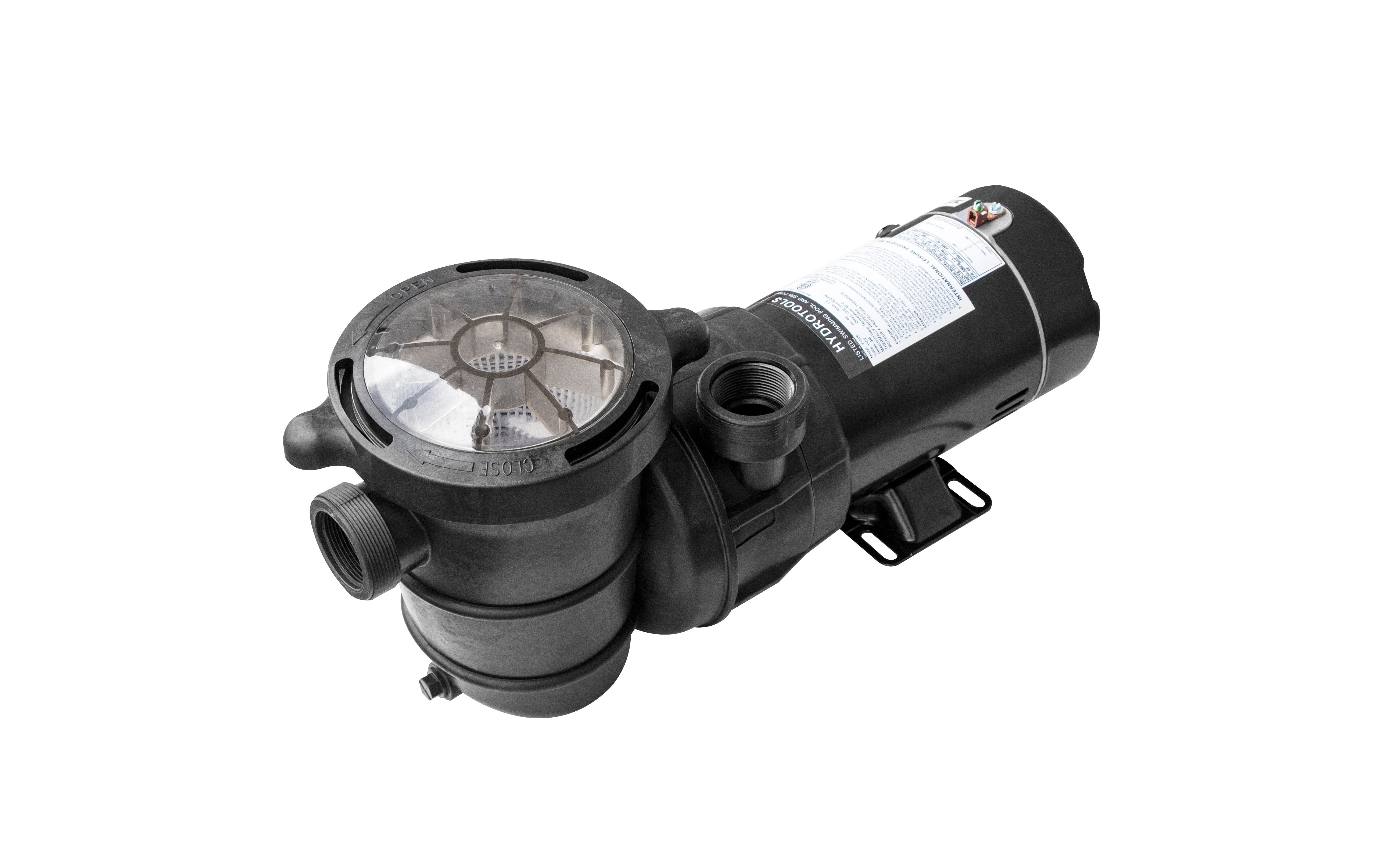 Hydro-Flo Above Ground Pool Pump 1 HP 2-Speed Vertical Discharge