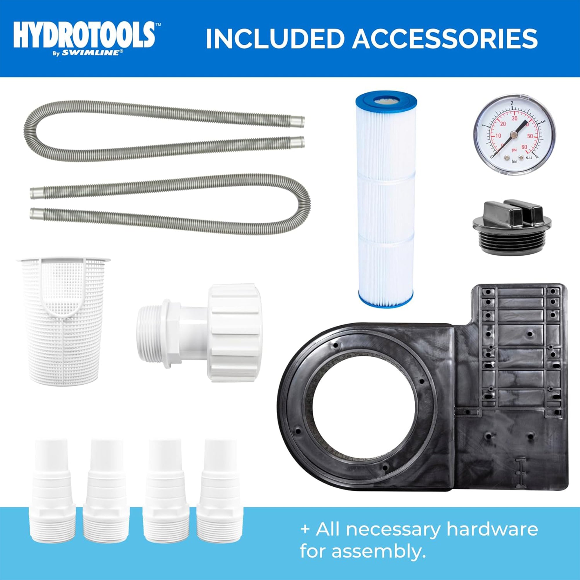 Sure-Flo Above Ground Cartridge Filter Systems | 2-Speed | 70 & 100 Sq Ft