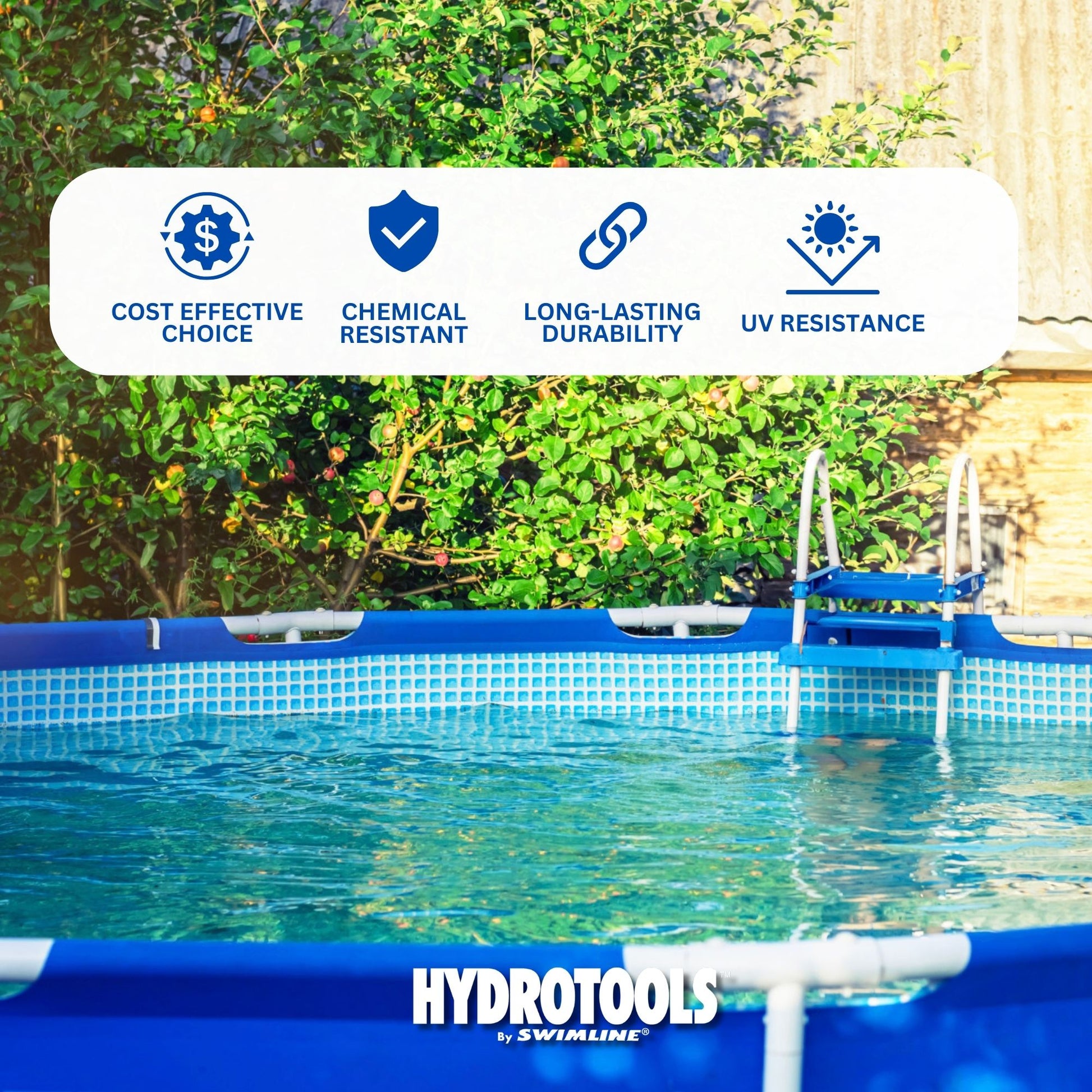 Hydrotools Hanging Pool Skimmer - Dimensions