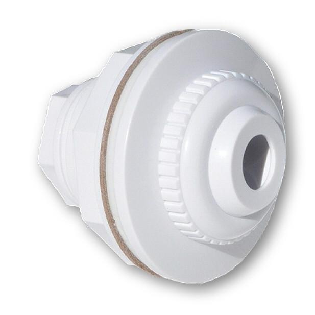 Swimline Pool Skimmer Return Fitting White 8949 - Side View