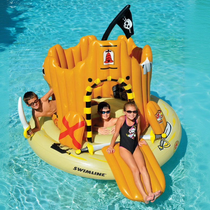 Inflatable Castle Pool Floats | Pirate & Unicorn Themes