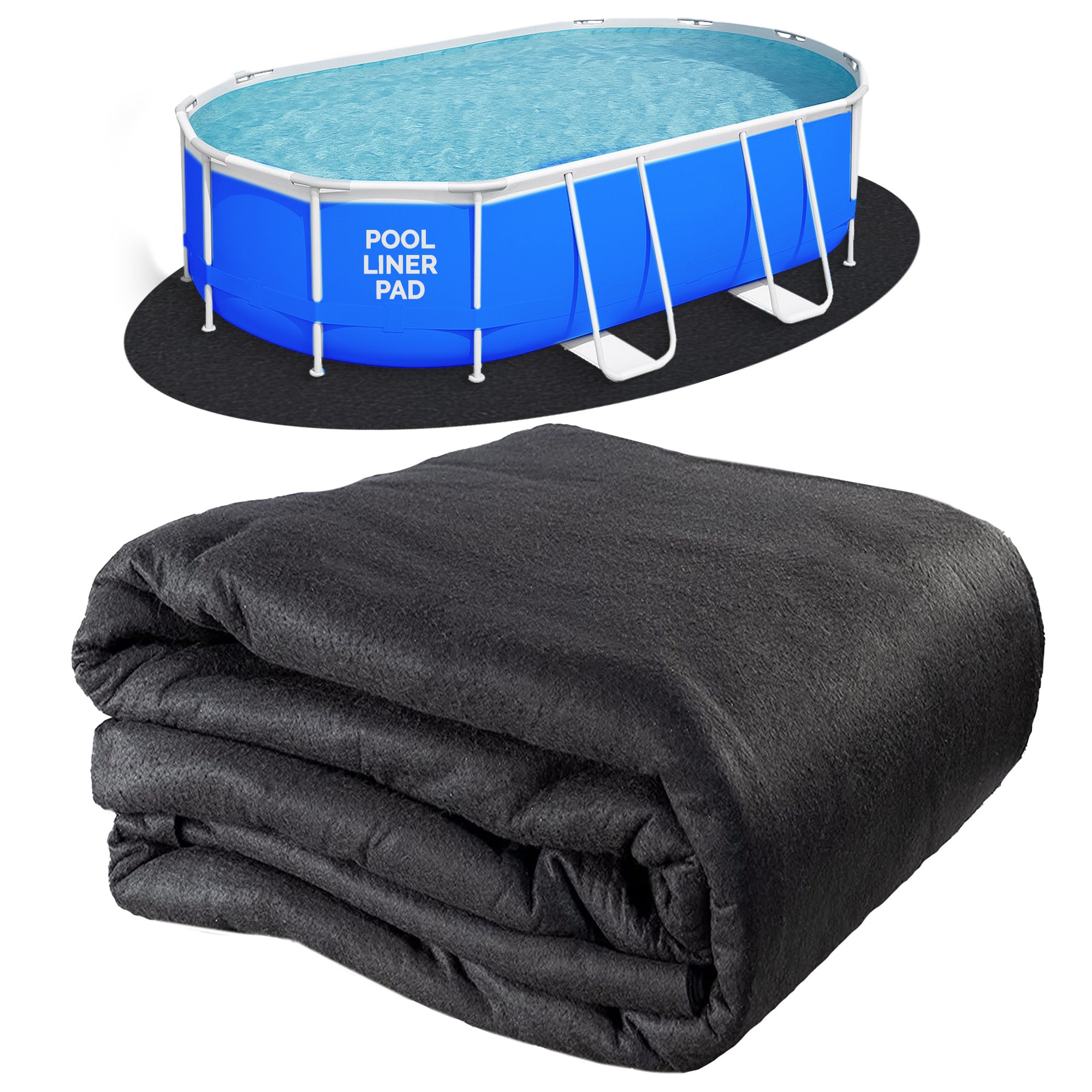 Swimline Oval Above Ground Pool Liner Pad - Puncture Protection