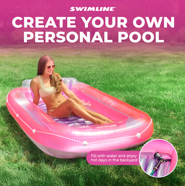 Suntan Tub Inflatable Pool Loungers | Multiple Colors & Styles