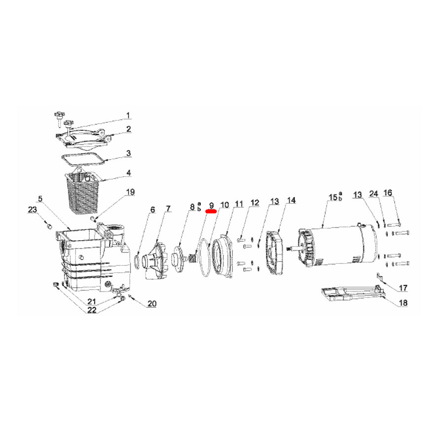 Inground Pool Pump Seal Assembly | 1.5 HP Motor