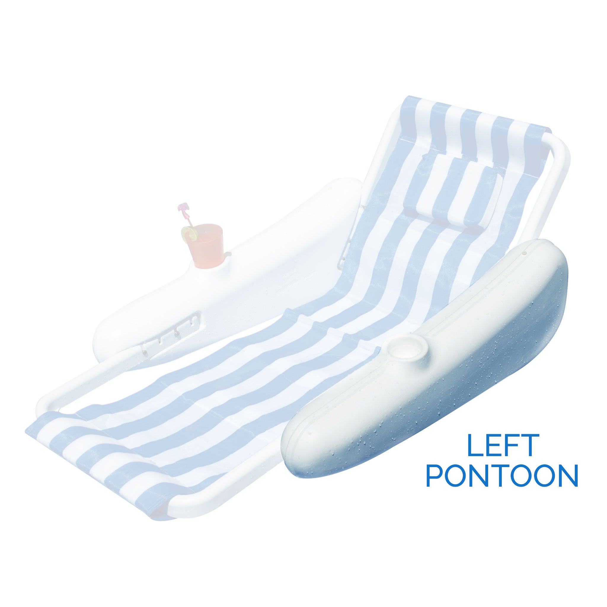 Sunchaser 10000M Lounge Chair Left Pontoon Replacement Part | Swimline