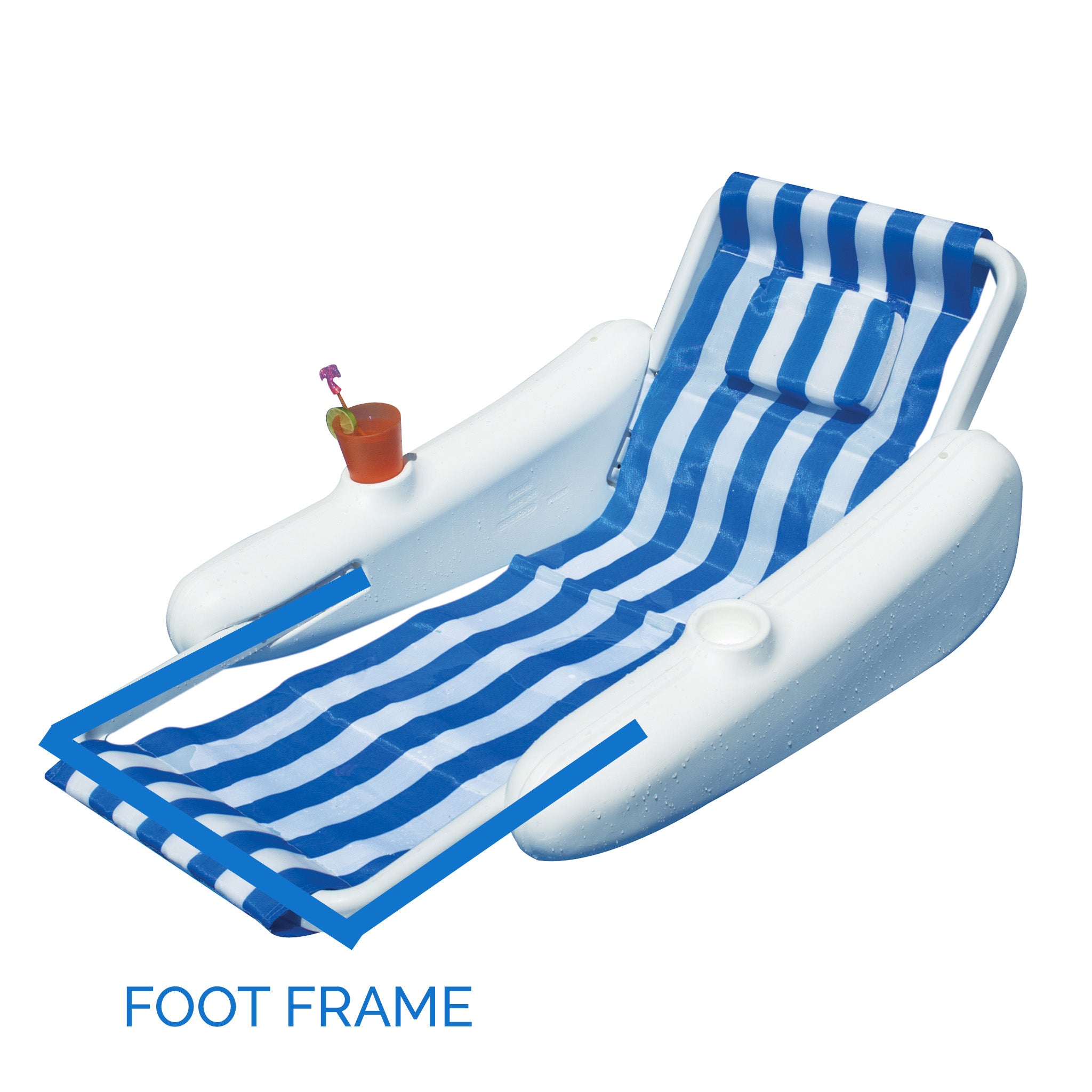 Sunchaser 10000M Lounge Chair Foot Frame Replacement Part | Swimline