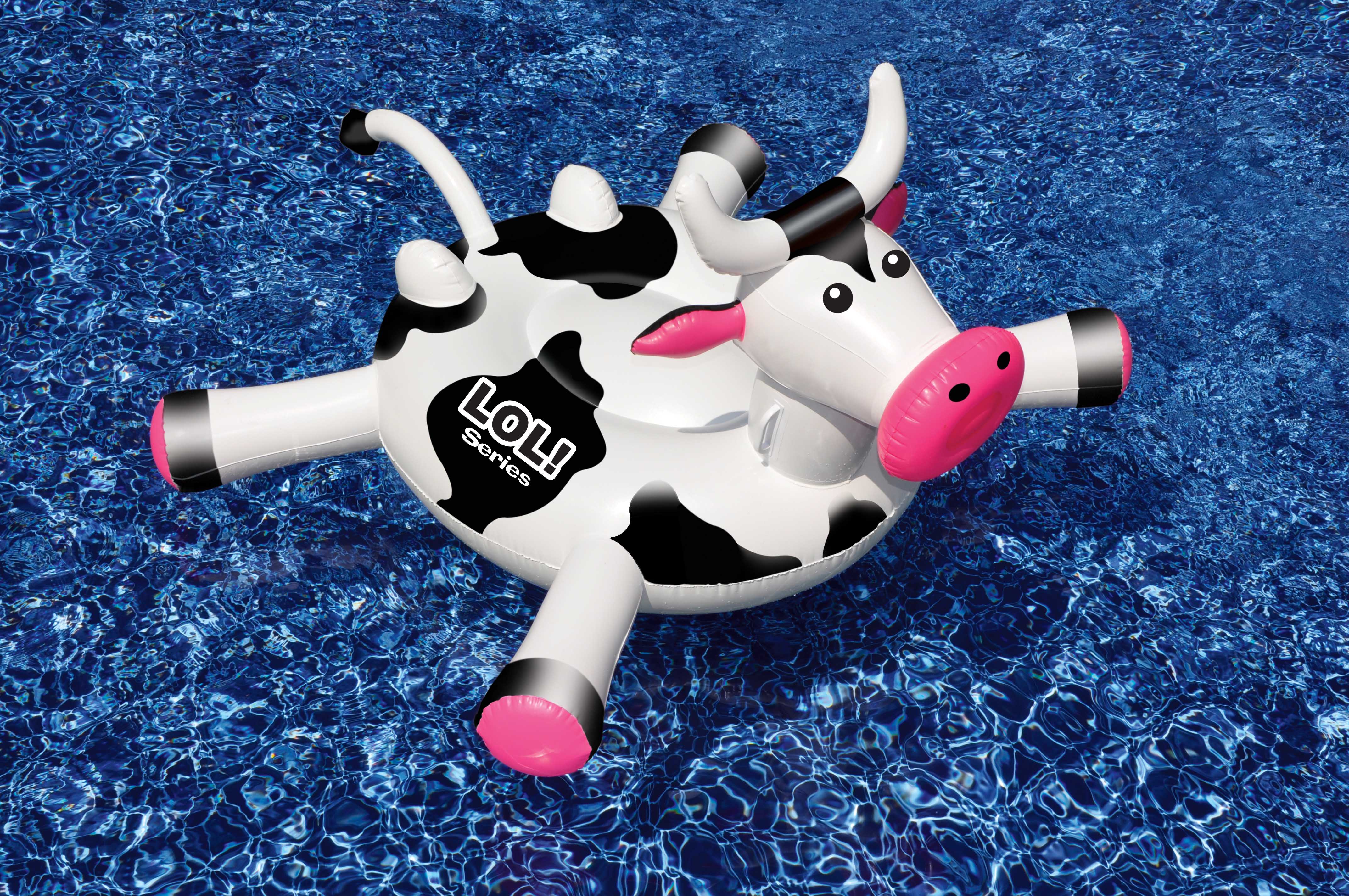 LOL Cow Inflatable Pool Float