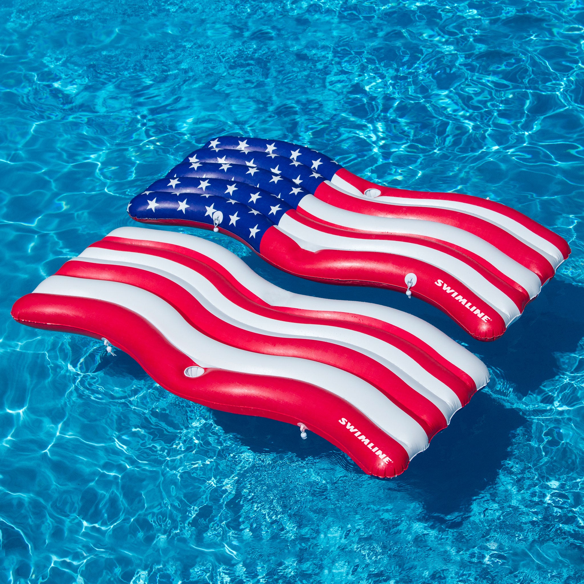 Americana™ Flag Connector Mat | 72.5" x 32" | 2-Pack | Patriotic