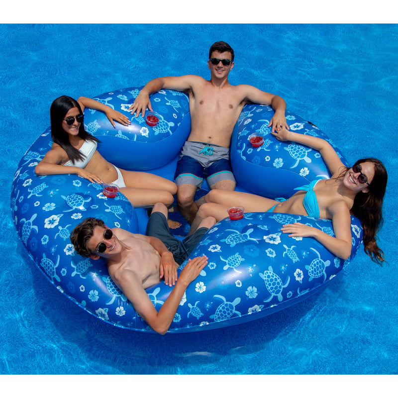 Tropical 4 Person Lounger