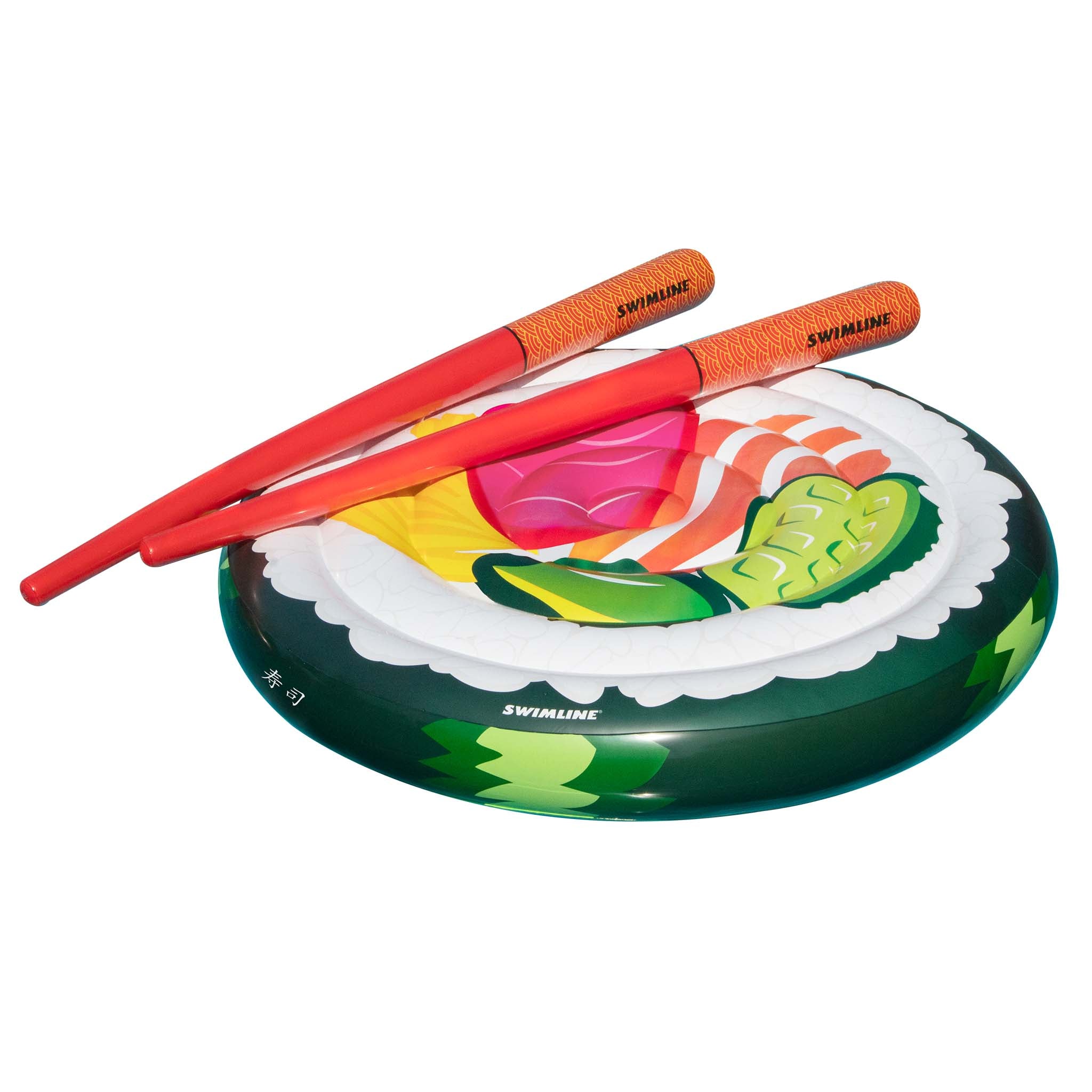 Sushi Roll Island Pool Float | 62" | Includes Chopstick Noodles