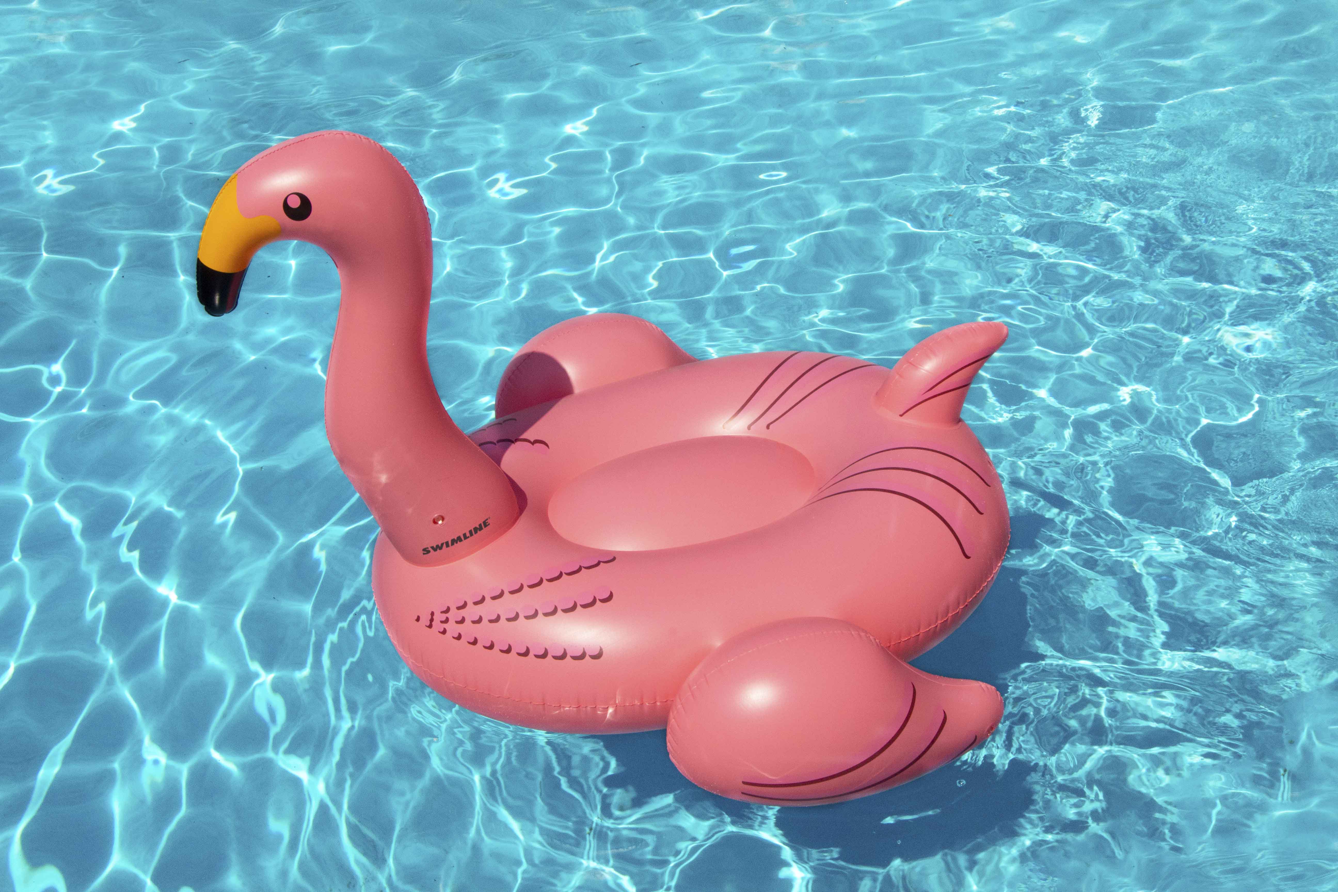 Giant Inflatable Flamingo Float | Ride-On Lounger | Stable Design
