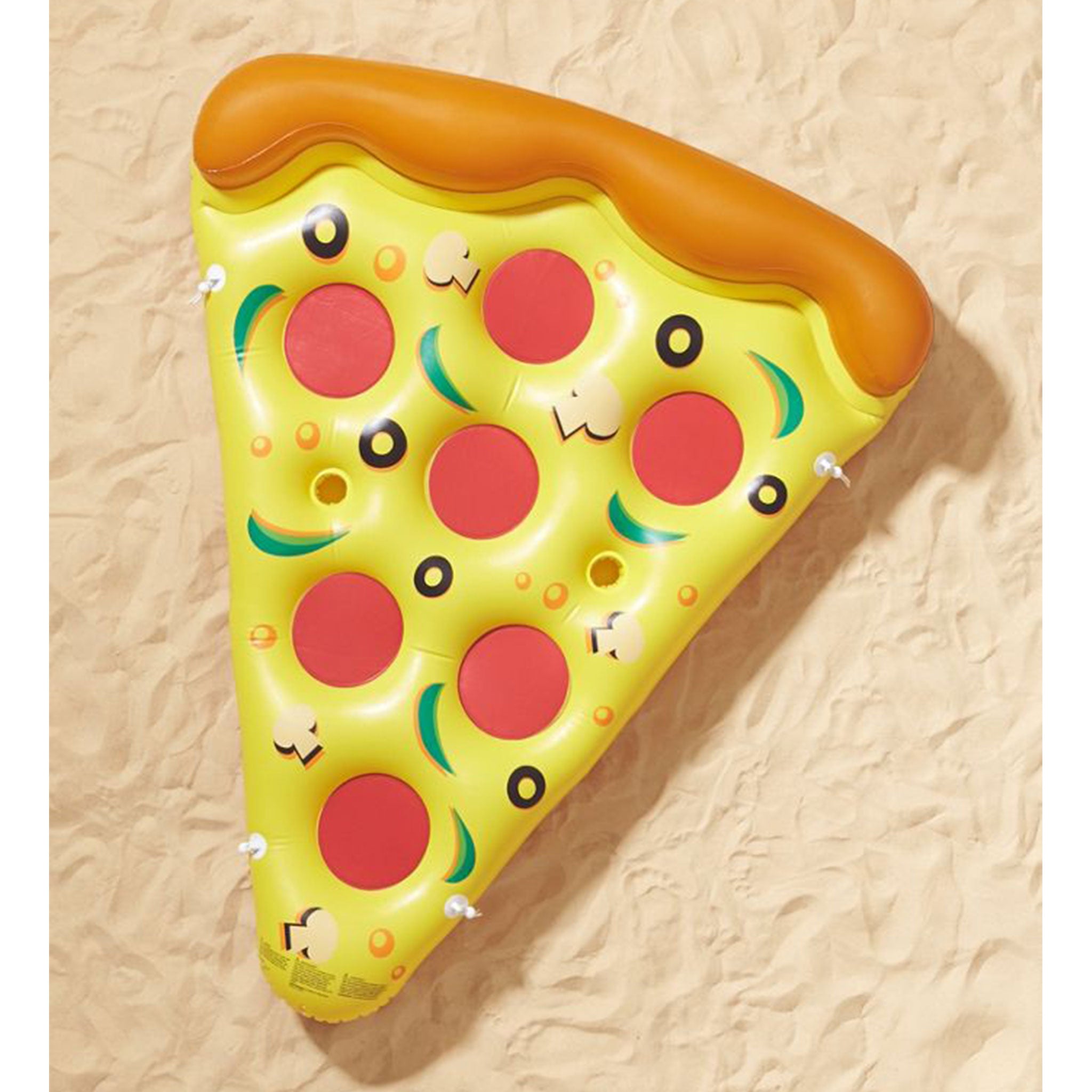 Pizza Slice Pool Float | 76" x 62" | 2 Cupholders | Connectable