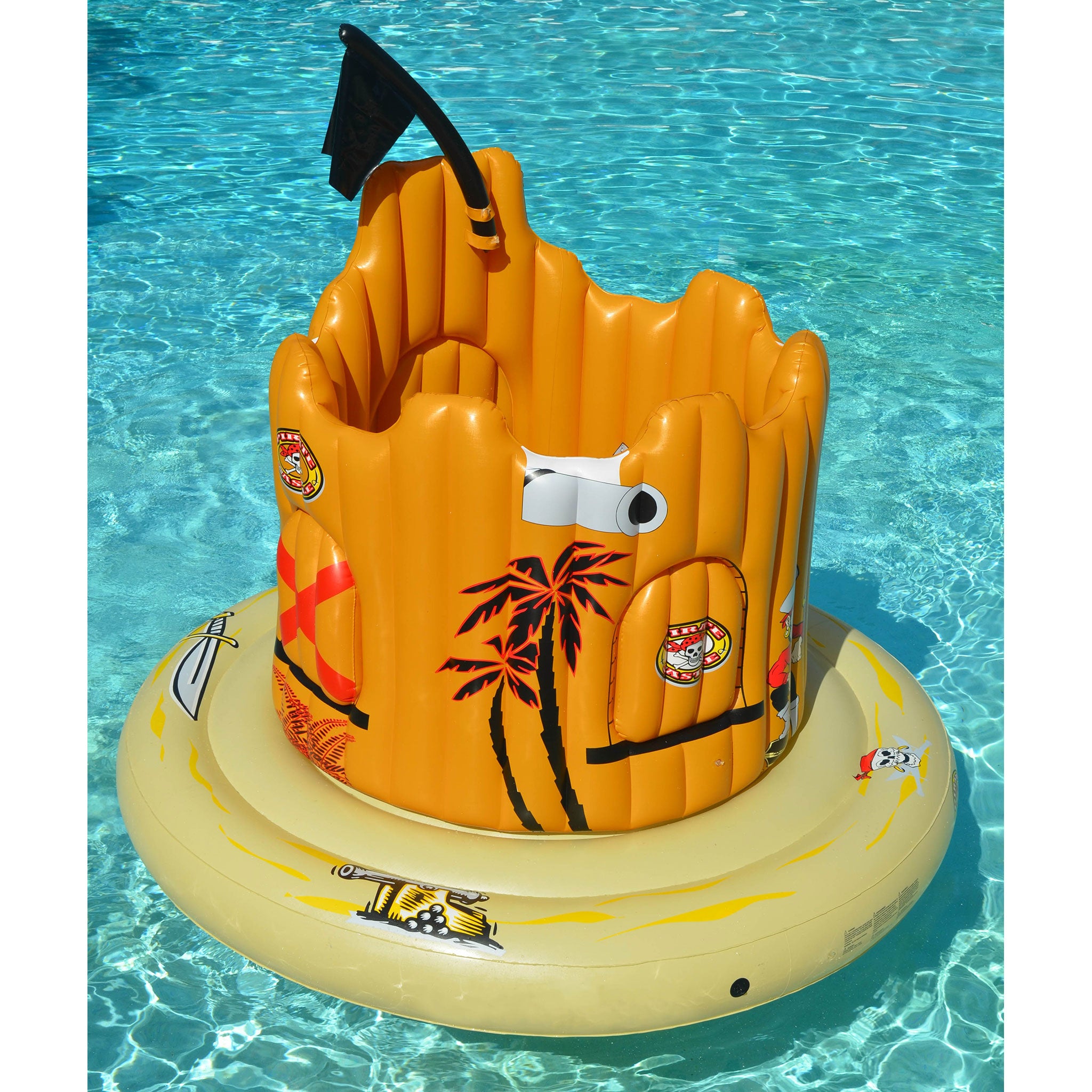 Inflatable Castle Pool Floats | Pirate & Unicorn Themes