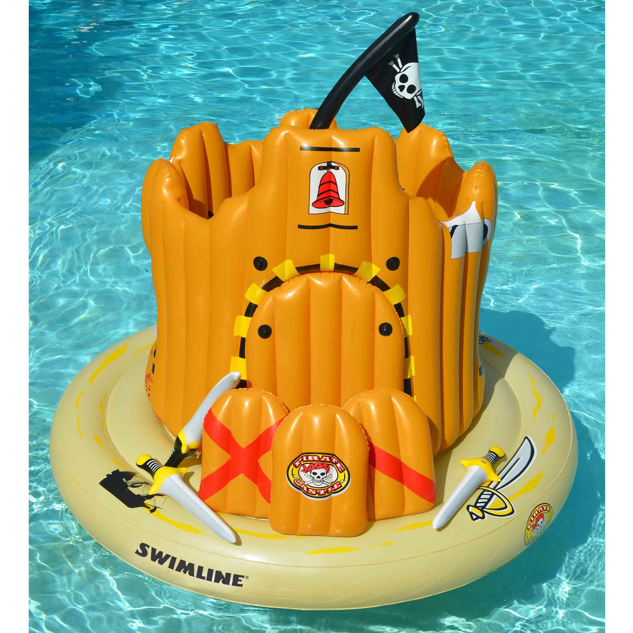 Inflatable Castle Pool Floats | Pirate & Unicorn Themes