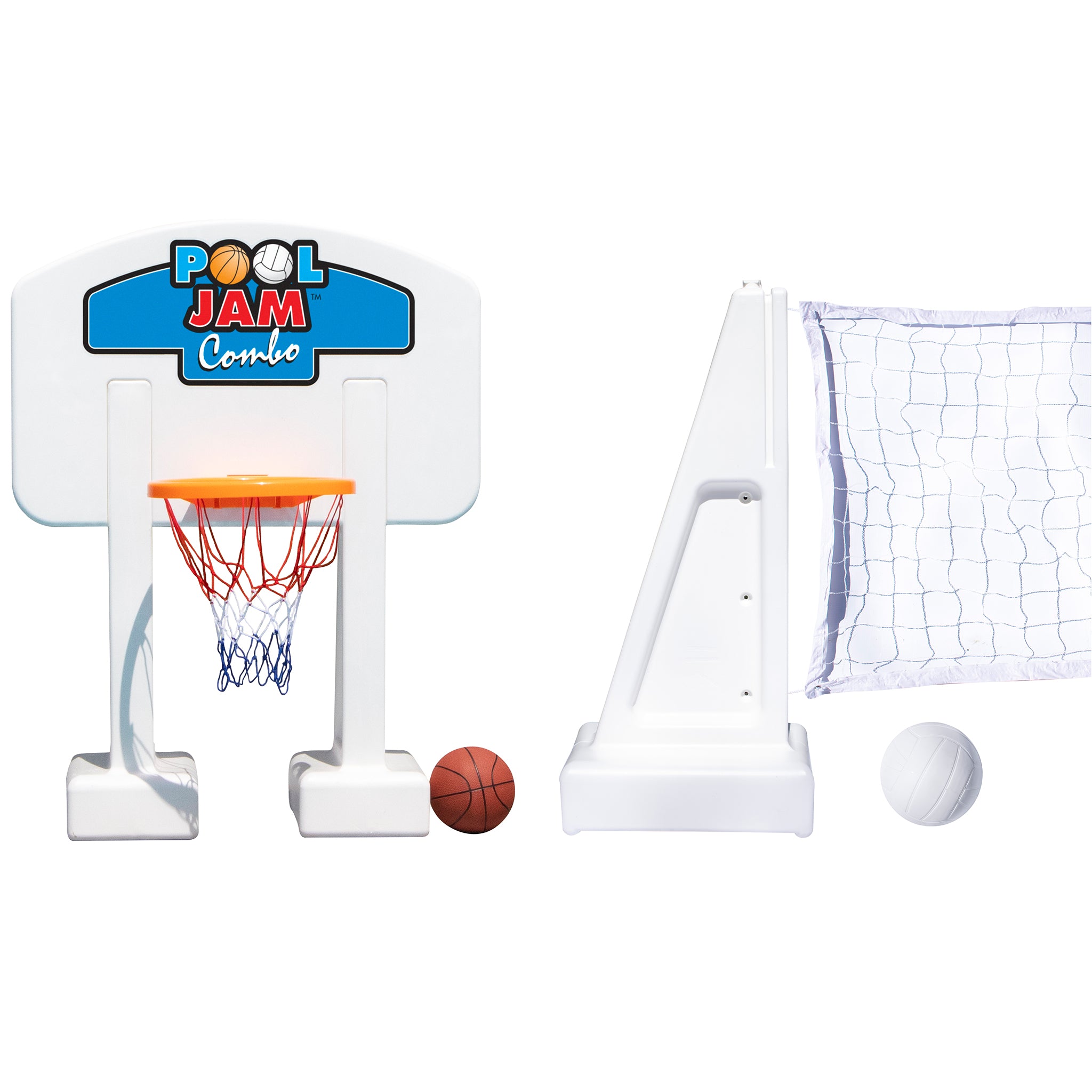 Pool Jam Combo | Basketball & Volleyball for Inground Pools