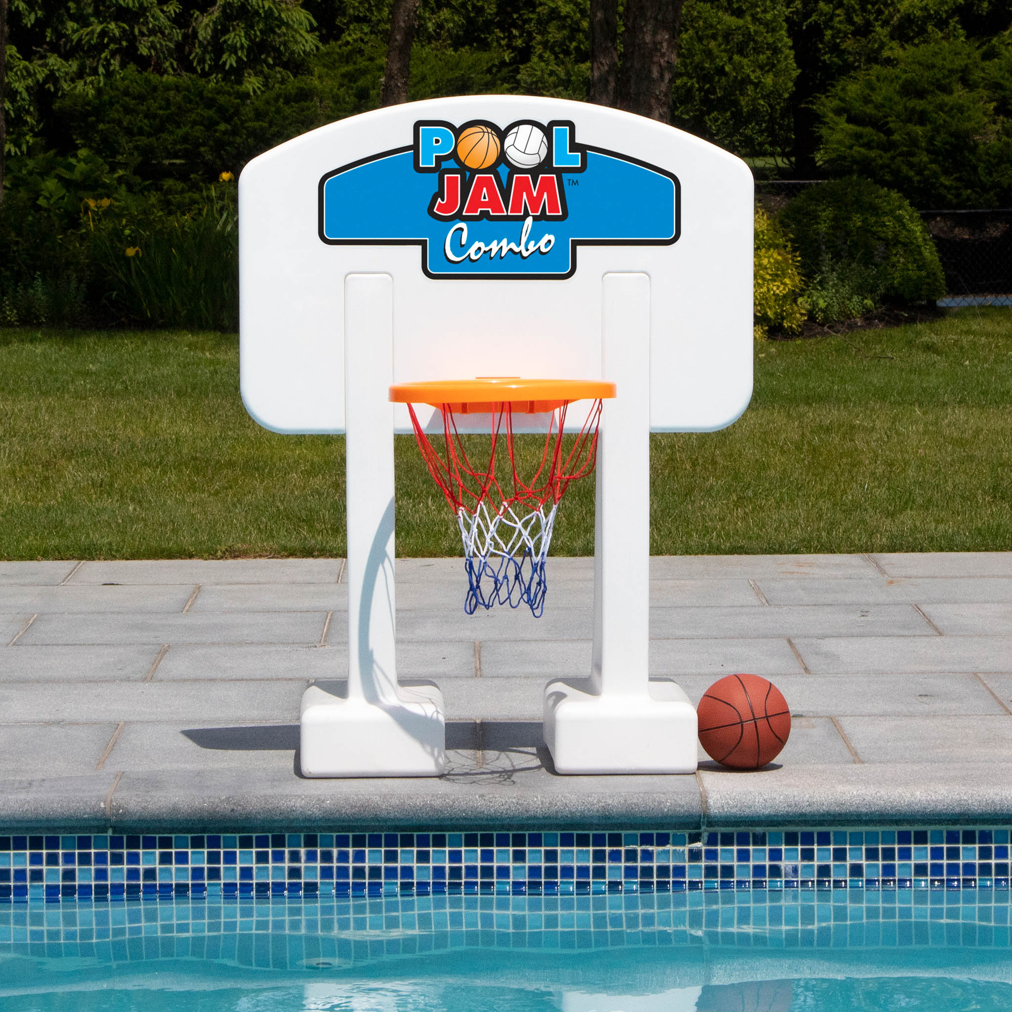 Pool Jam Combo | Basketball & Volleyball for Inground Pools