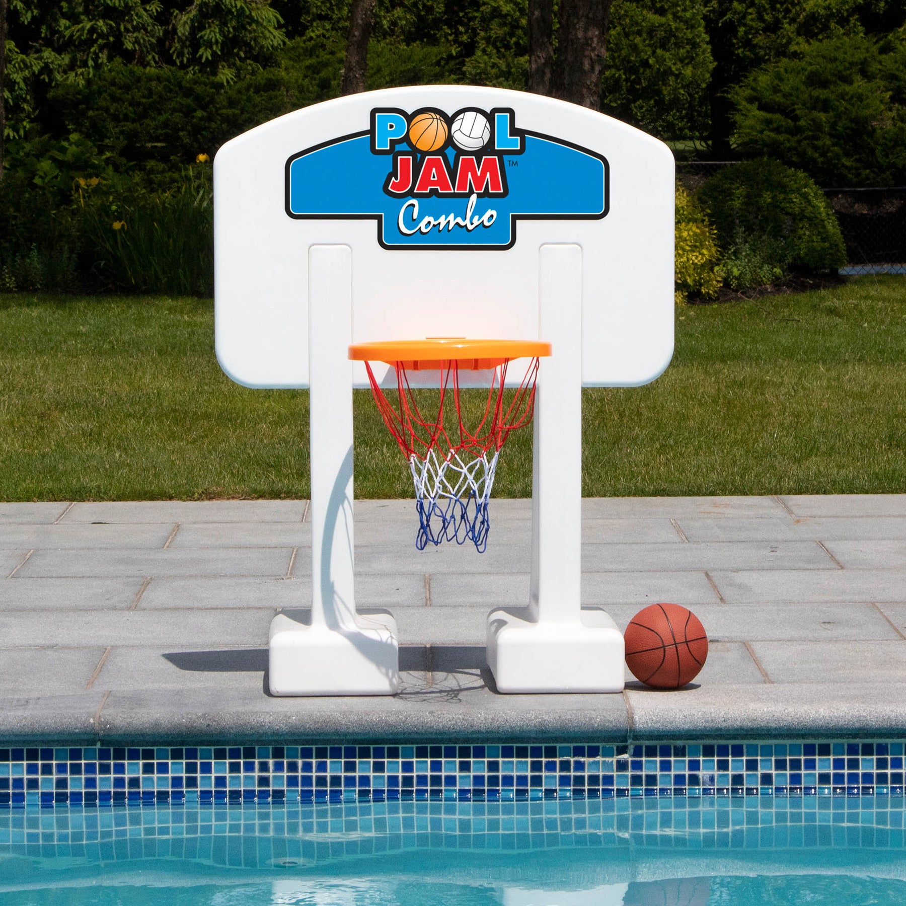 133058 - Slamma Adjustable Pool Basketball Game - Spectrum