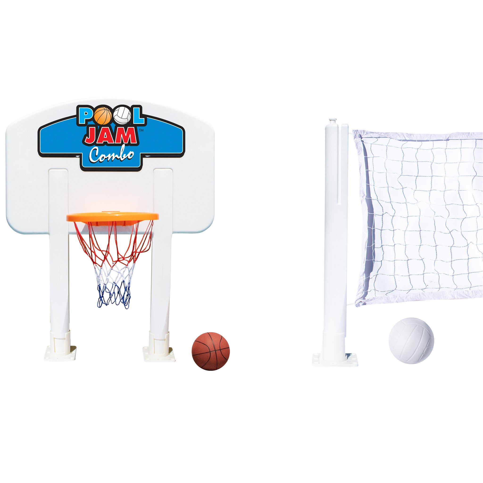 Pool Jam Combo | Basketball & Volleyball for Above Ground Pools